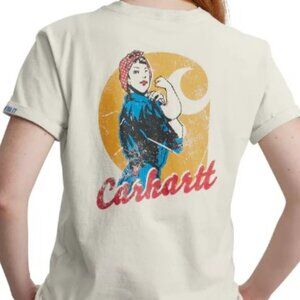 Carha Women's Loose Fit Heavyweight Short-Sleeve “Rosie” Graphic T-Shirt